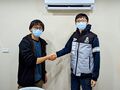 2023年1月，與克里斯蘭總理林京右會晤。