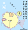 海防區在新亞市的位置
